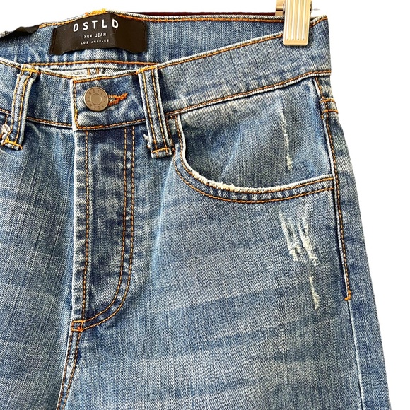 DSTLD Distressed Button Fly Mom Jean Size 25 - Picture 4 of 14